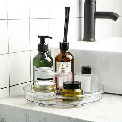 360 Rotating Makeup Organiser,Revolving Toiletry Organiser Storage Turntable Lazy Susan Makeup Stand, Vaity Cosmetic Organiser Tray for Perfume,Bedroom,Kitchen,Dressing Table Organiser