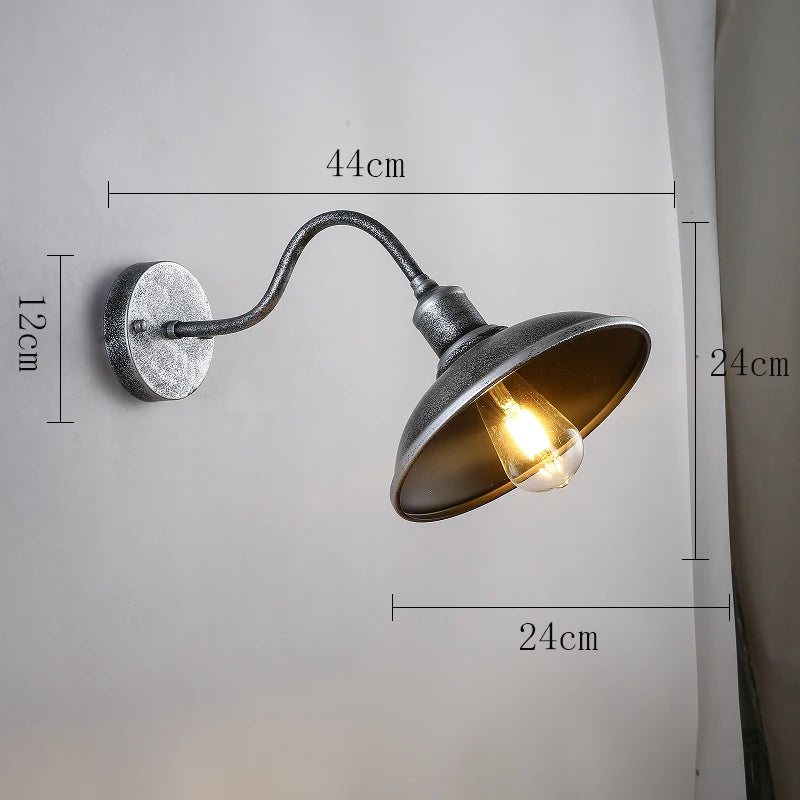 American Loft Vintage Lights Waterproof Outdoor Lights Retro Balcony Terrace Porch Courtyard Garden Light Bedside Bedroom Lamp