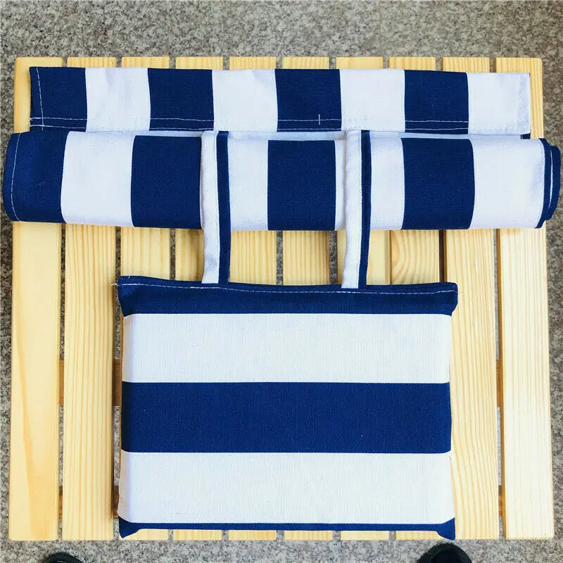 Beach Chair Canvas Seat Covers Folding Deck Chair Replacement Cover Waterproof