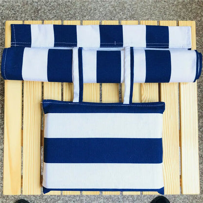 Beach Chair Canvas Seat Covers Folding Deck Chair Replacement Cover Waterproof