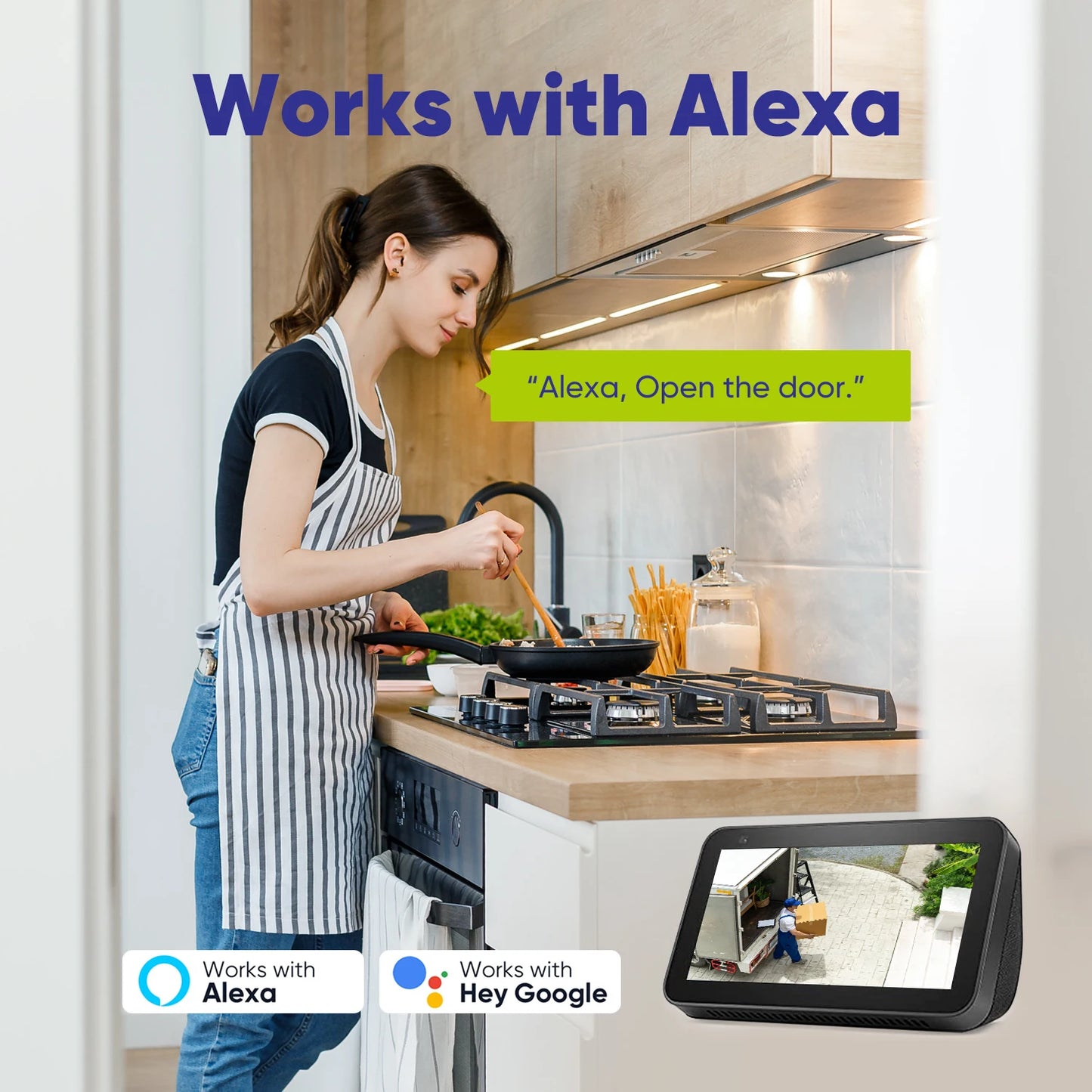 Annke 4MP Wifi Video Security Surveillance Camera Two Way Audio 18650 Rechargeable Battery with Solar Panel Outdoor 128G Storage