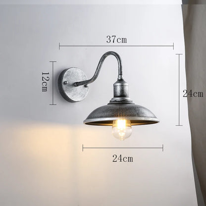 American Loft Vintage Lights Waterproof Outdoor Lights Retro Balcony Terrace Porch Courtyard Garden Light Bedside Bedroom Lamp