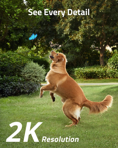 Solocam S230 Wireless Outdoor Solar Spotlight 2K Camera, 3-Cam Kit, White, 3-Pack