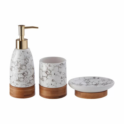 Salman Ceramic / Porcelain Bathroom Accessory Set