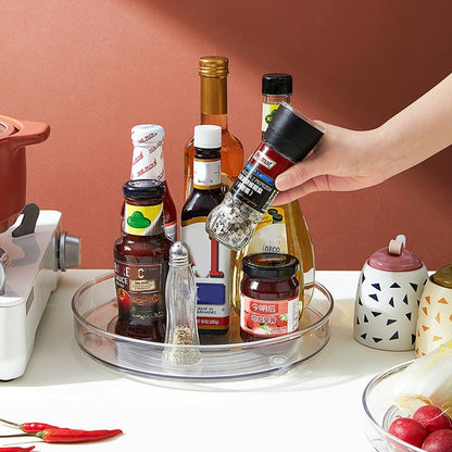 360 Rotating Makeup Organiser,Revolving Toiletry Organiser Storage Turntable Lazy Susan Makeup Stand, Vaity Cosmetic Organiser Tray for Perfume,Bedroom,Kitchen,Dressing Table Organiser