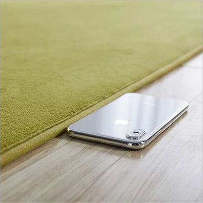 Gray Coral Velvet Carpet round for Home Living Room Coffee Table Floor Rug Short Plush Foot Mat Children'S Play Crawling Carpets