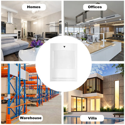 Anti-Pet PIR Motion Sensor Wall Hanging Wired Alarm Dual Infrared Detector Pet Immune for Home Burglar Security Alarm System