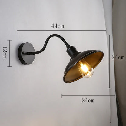 American Loft Vintage Lights Waterproof Outdoor Lights Retro Balcony Terrace Porch Courtyard Garden Light Bedside Bedroom Lamp