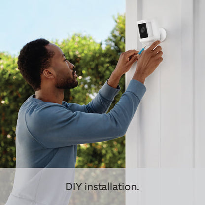 Battery Spotlight Cam plus in Black - 2 Pack