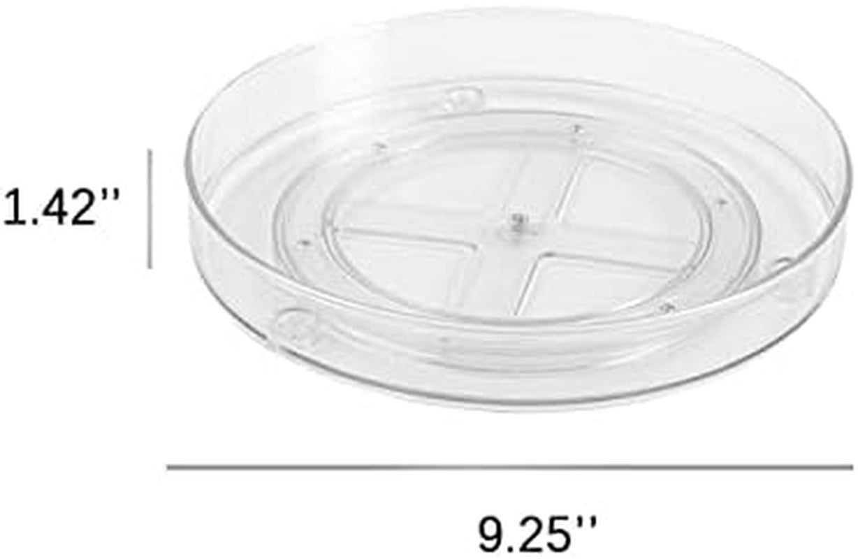 360 Rotating Makeup Organiser,Revolving Toiletry Organiser Storage Turntable Lazy Susan Makeup Stand, Vaity Cosmetic Organiser Tray for Perfume,Bedroom,Kitchen,Dressing Table Organiser