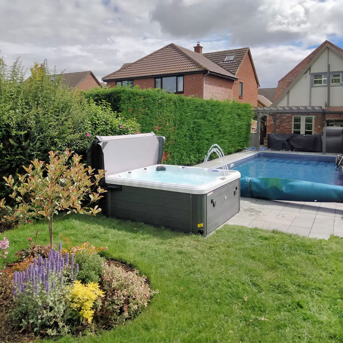 Olive Bay 54-Jet 6 Person Hot Tub - Delivered and Installed